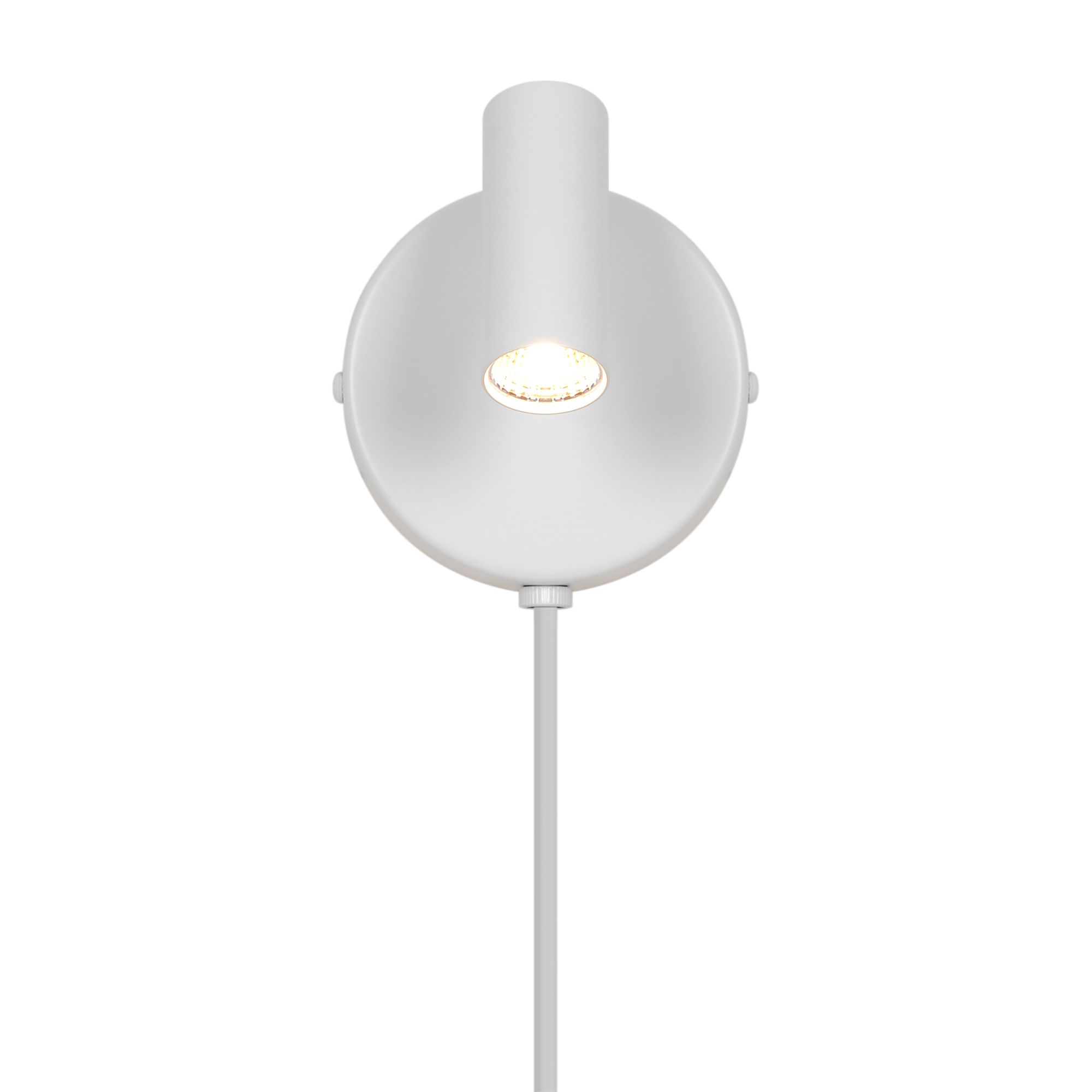 Wandleuchte Omari Round Weiss - LED, IP20, 230V