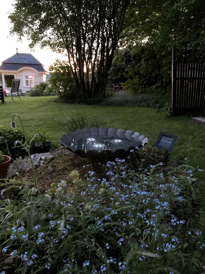 Solar Decoration Water Light - Kaltweiss, IP68, Schwarz