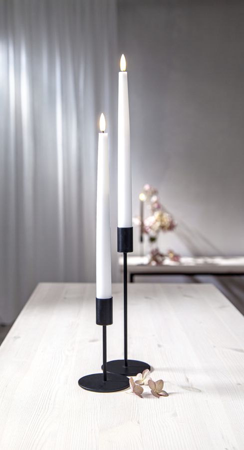 LED Dinner Kerze 2 pack Flamme Slim - 0/20