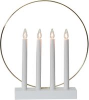 Kerzenleuchter GLOSSY - IP20, Weiss, Warmweiss