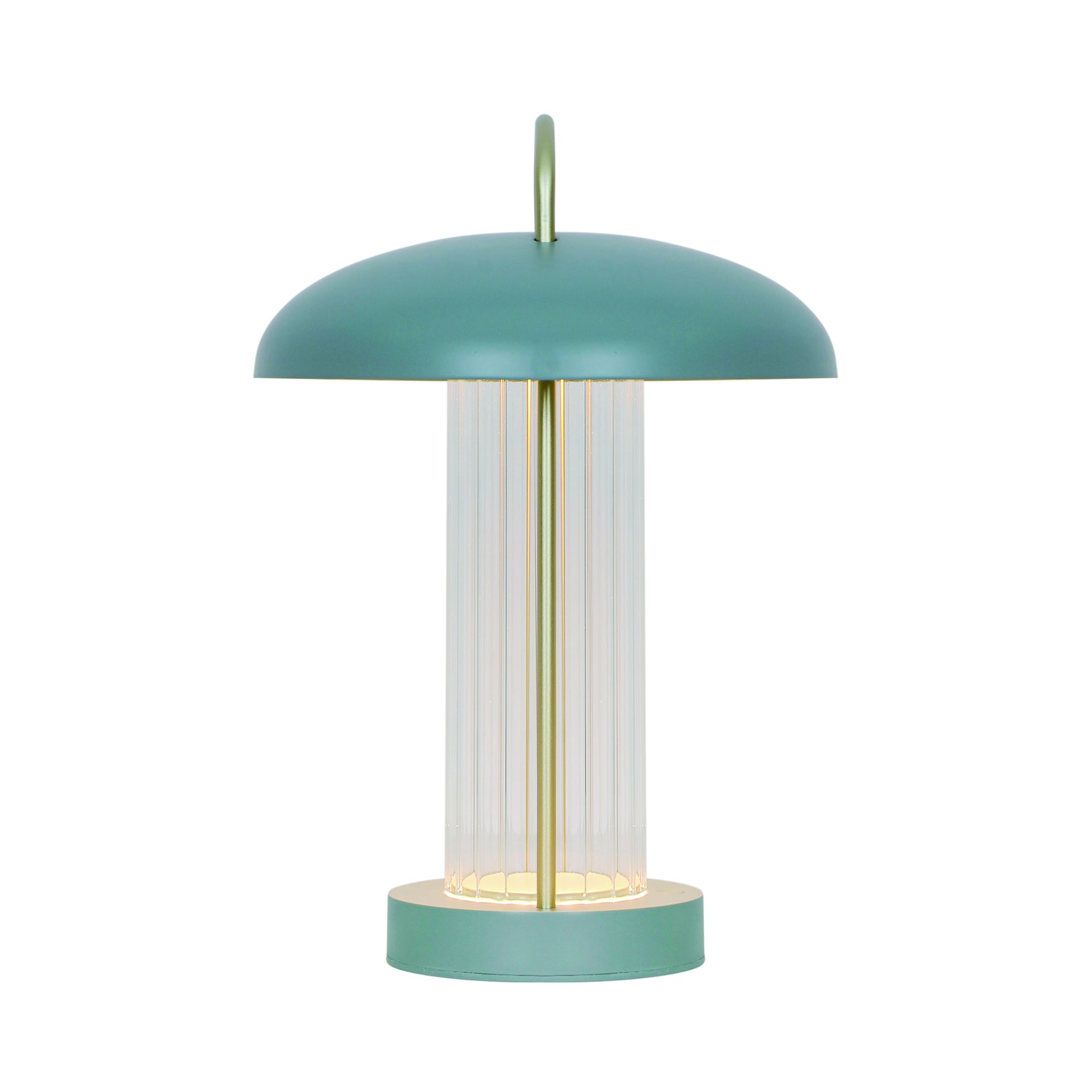 Akku Tischleuchte Mirano Dusty Grün - LED-Modul, 3000K, 150Lm, IP20