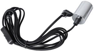 Lampenaufhängung E27 Stil - E27, Chrom/silber, 230V AC