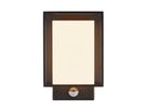 LED Sensor-Wandleuchte Nestor - 8W, 550lm, 2700K, IP44, CRI 80, 120°, nicht dimmbar, L=221mm, B=147mm, H=87mm