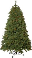 Künstlicher Weihnachtsbaum Narvik - grün, 300 Lämpchen, 210cm Höhe