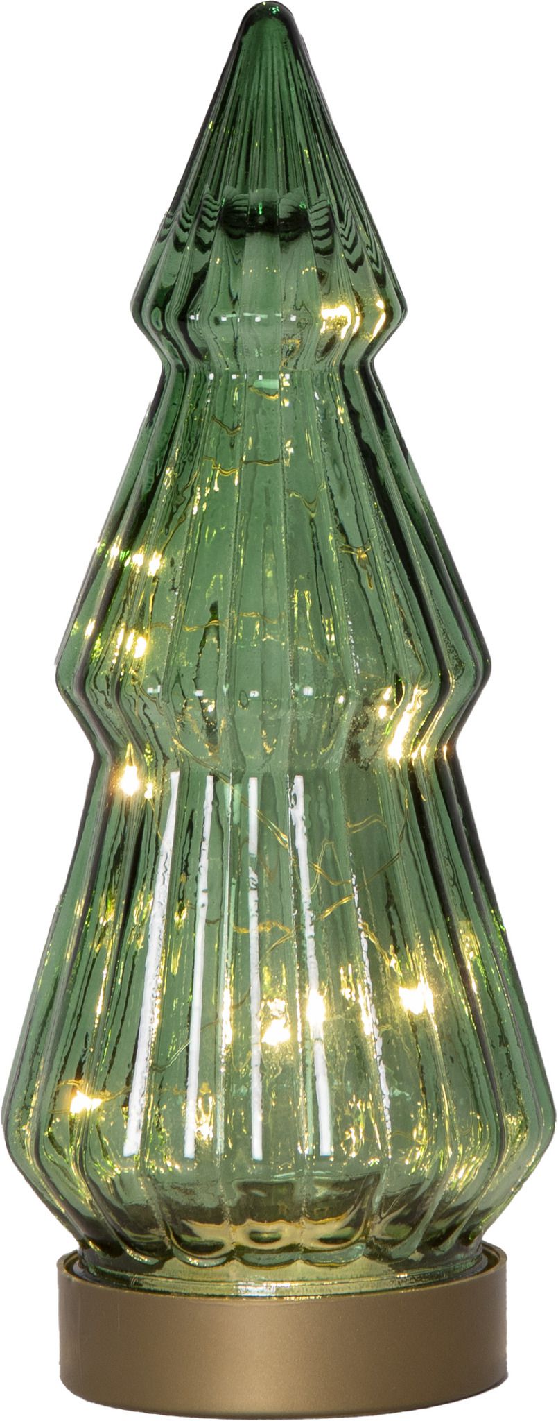 Glas Decoration Verde - IP20, Warmweiss,Grün