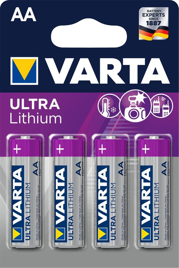 Professional Batterie Lithium AA - 4er Blister