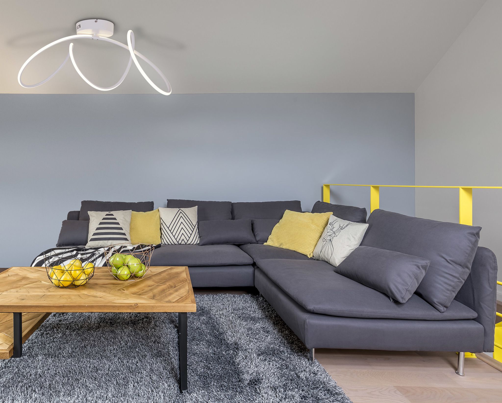 LED Deckenleuchte l: 67cm Odrive - LED fest verbaut, 3500K, warmweiss