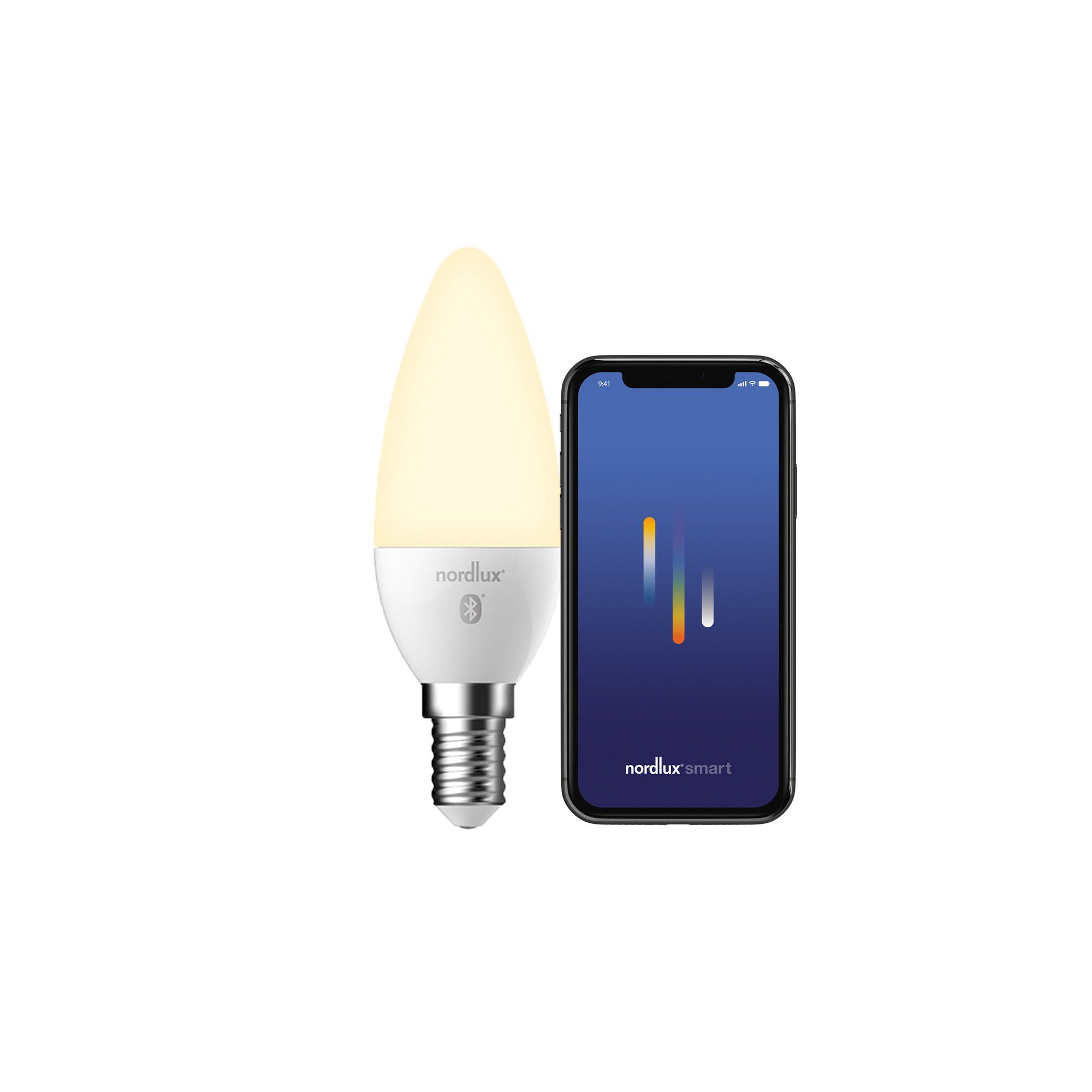 LED-Leuchtmittel Smart, E14, C35, 430lm, We - 4.7W ,2200-6500K, IP20