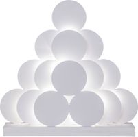 Tischdekoration Grandy - IP44, Weiss, Kaltweiss