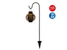 LED Solarleuchte LAMPION H: 78 cm mit Erdspieß - IP44, 0.2W, Warmweiss