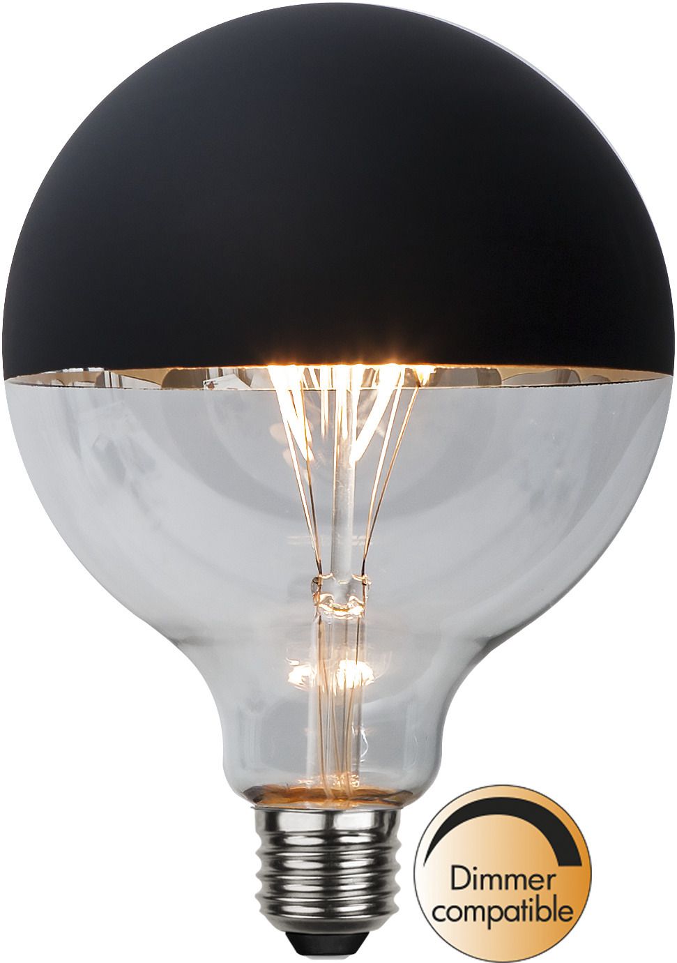 Lampe-Led E27 G125 Top Coated - E27, 250Lm, 2600K, 2.8W, 220-240VAC