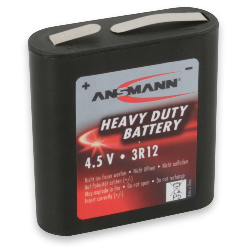 Zink-Kohle Batterie 3R12 - 1er Blister