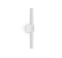Helva Basic,  Doppel- Wandleuchte,Weiss - LED Modul, 9W, IP44