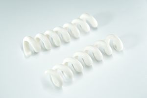 Snake White - 2 Stück, L=65mm, Ø 30mm, weiss