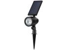 Solar Scheinwerfer Powerspot - Schwarz, Lichtfarbe Warmweiss; 2200mAh