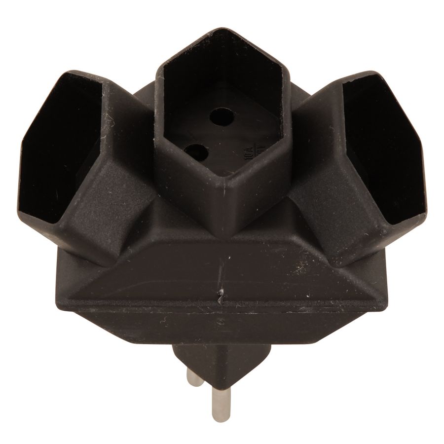 Presa multipla mobile 3xT.13 - 3xT13, Stecker T12, inkl. Kinderschutz