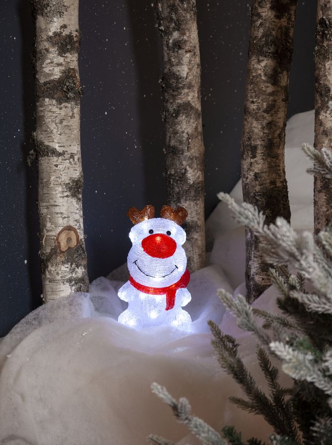 Figur Crystalo - IP44, Kaltweiss, 30 LED