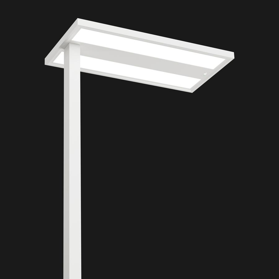 LED HCL-Stehleuchte LAFA (Up&Down) - 80W, (50W/30W), 8800lm, 2700-5000K, IP20,110°/90°, UGR 17, weiss, dimmbar, L=610, B=310mm, H=1950mm