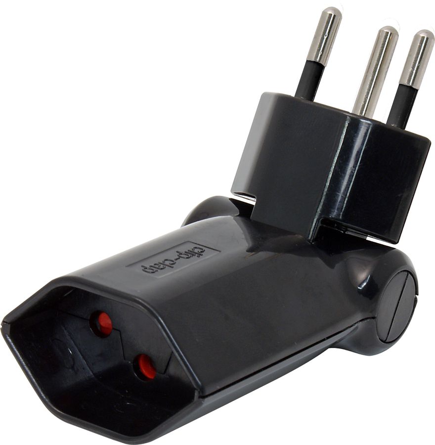 Presa multipla mobile Clip-Clap 1xT.13 - 1xT13, Stecker T12,180° klappbar, inkl. Kinderschutz