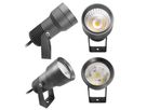 Tache de jardin LED CHARLY - 12W, 1150lm, 2700K, IP67, CRI 80, 40°, dunkelgrau, nicht dimmbar, D=61mm, L=113mm