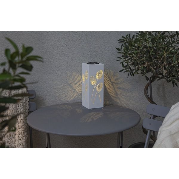 Solar Dekoration Albaleaf - Weiss, Lichtfarbe Warmweiss