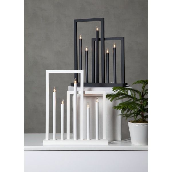 Kerzenständer Frame - IP20, Neutralweiss, 5 LED's