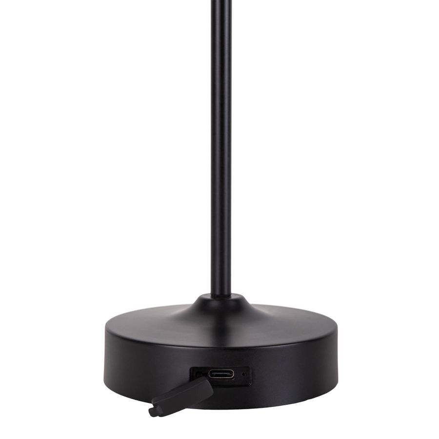 LED Akku- Tischleuchte PINA  schwarz - LED-Modul, 6W, IP20