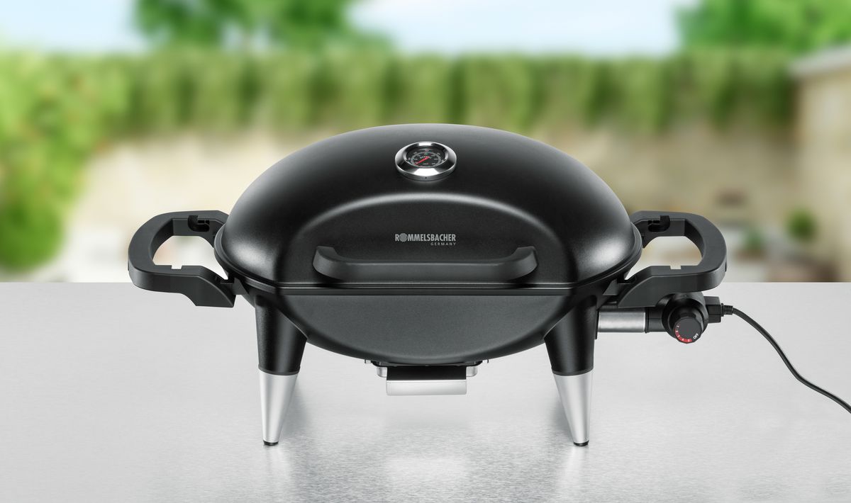 Barbecue Grill BBQ 4000 - 2200W, , Schwarz