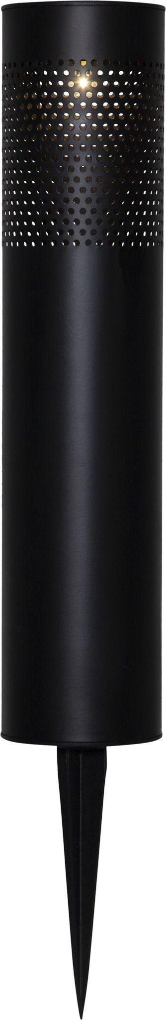 Solar Poller-Leuchte Blace - Schwarz, Lichtfarbe Warmweiss