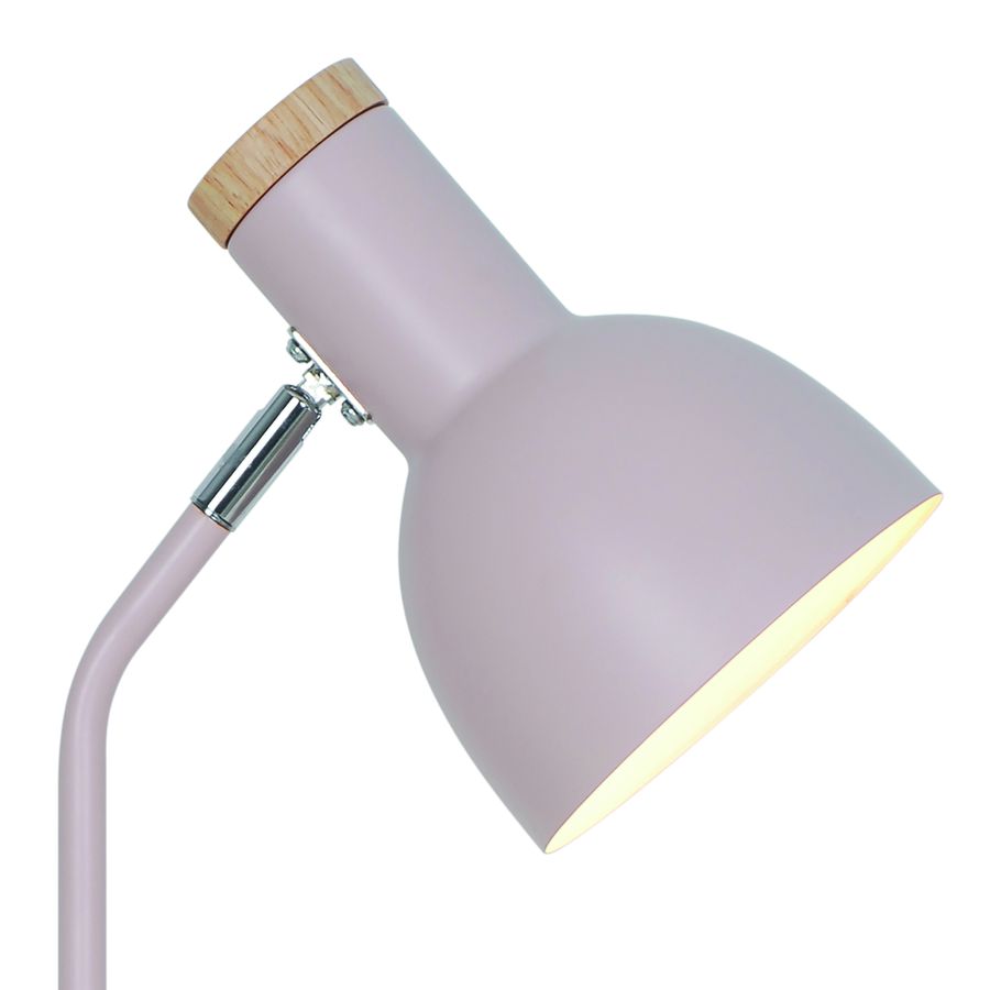 Tischleuchte Devone Dusty Rose - 15W, E27, IP20