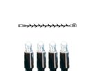 Lichterkette Extra System LED - IP44, Kaltweiss, Schwarz