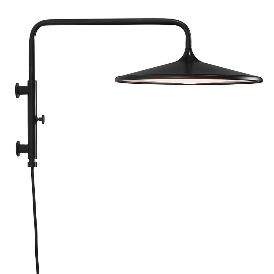 Balance, Wandleuchte, Schwarz - LED Modul, 17,5, IP20