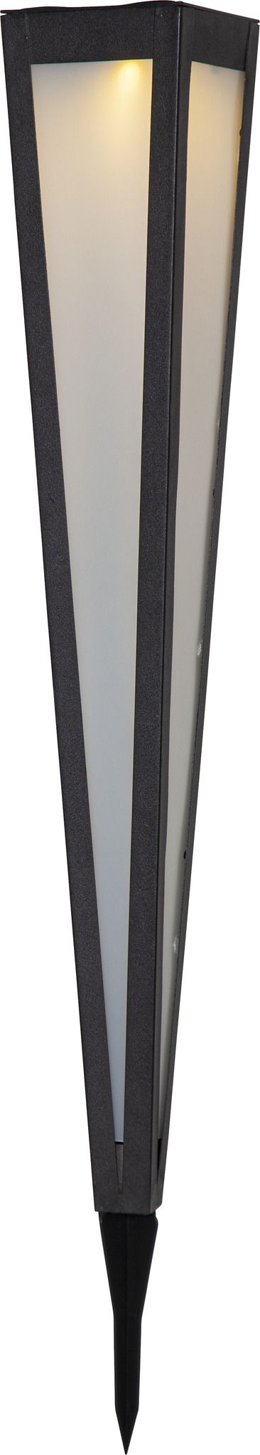Solar Poller Pyramis - IP44, Warmweiss, Dämmerungssensor