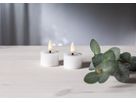 LED Teelicht 2 Pack Flamme Flow - Indoor, Weiss, 5cm  Höhe, Timerfunktion