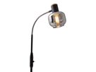 Stehleuchte FUMOSO - E14, max. 1x40W, IP20, schwarz + holz, nicht dimbar, exkl. Leuchtmittel, D=230mm, H=1500mm