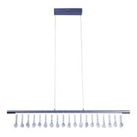 LED Pendelleuchte Nobilis l: ca. 100 cm - grau - LED, 23.6W, IP20
