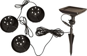 Solar Decoration Water Light - Kaltweiss, IP68, Schwarz