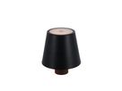 Akku Tischleuchte Wine Bottle USB-C GINI Schwarz - IP54, RGBW, 250lm