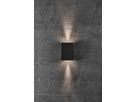Fold 10, Wandleuchte, Schwarz - LED Modul, 2X3,5W LED, IP54