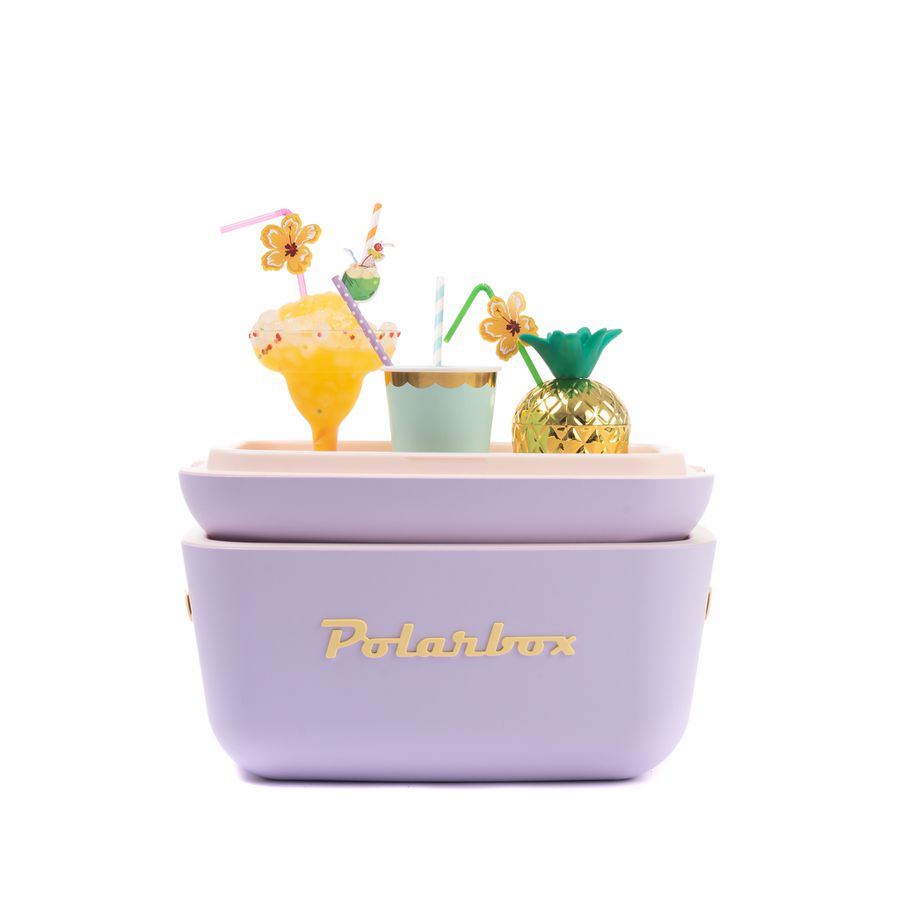 Polarbox Retro Cooler lila 20l - Kühlbox, 20l, Vintage Design