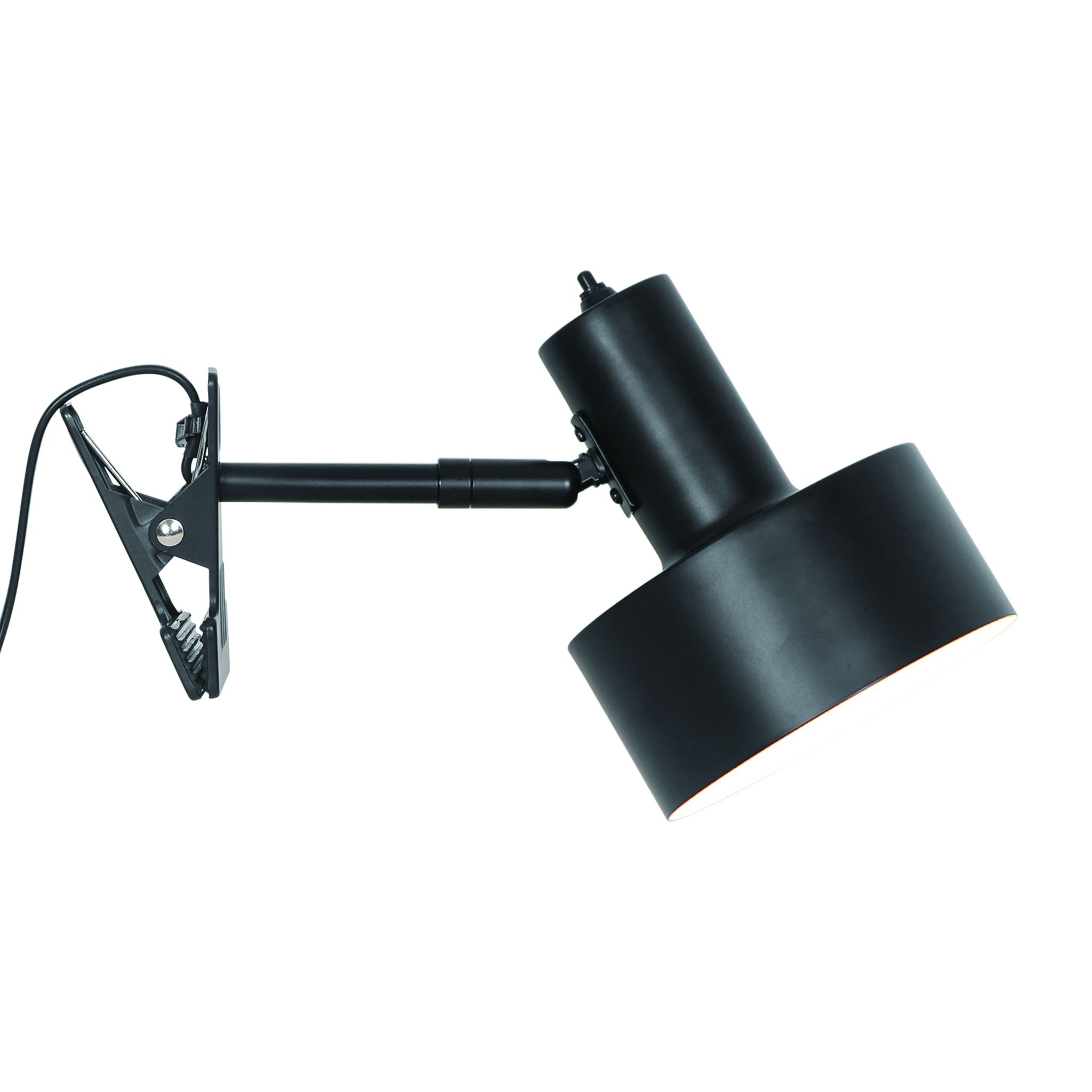 Klemmleuchte Matis Schwarz - 15W, E27, IP20