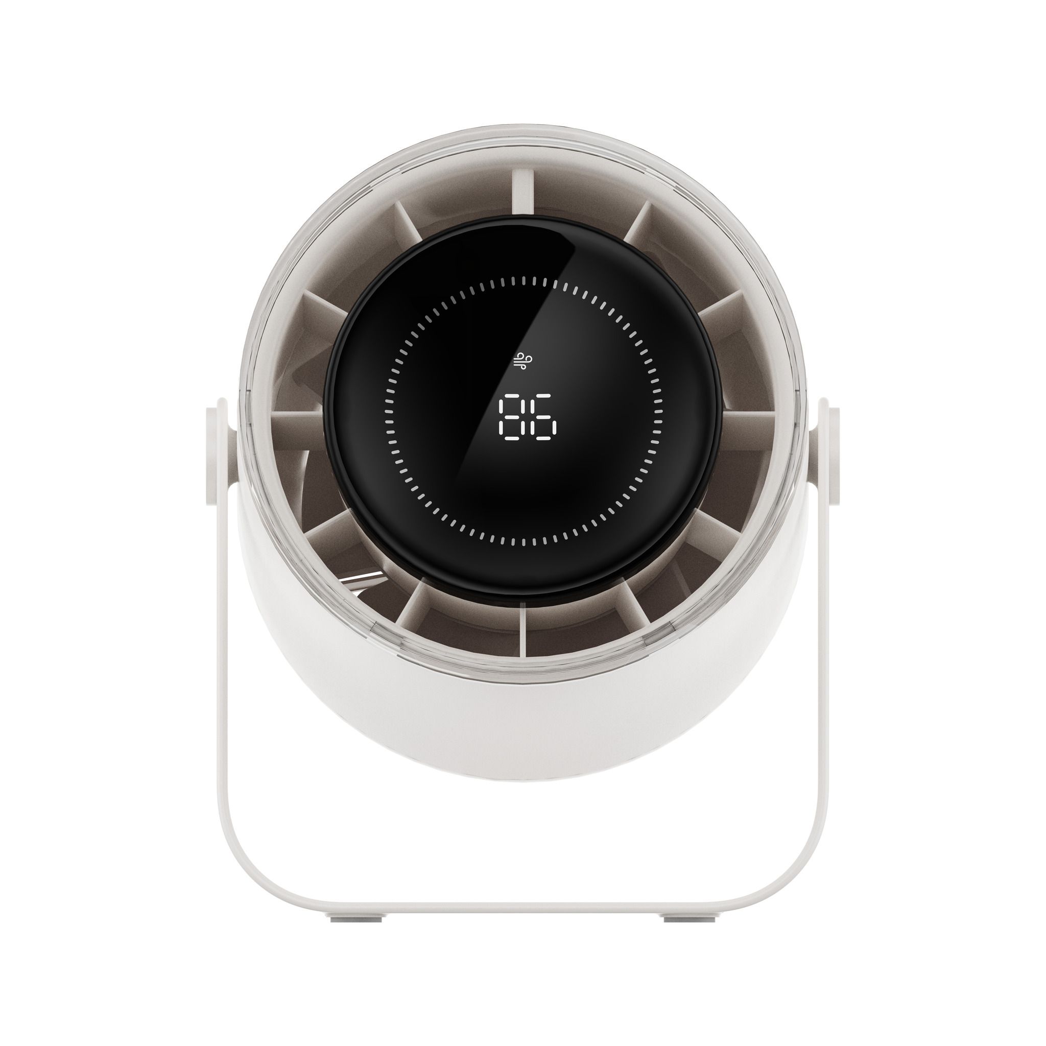 KALYPSO Tisch- und Wand-Ventilator AF02 weiss - 3600mAh, inkl. USB-C Kabel, wiederaufladbar