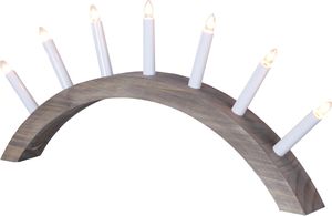 Kerzenleuchter Aura - IP20, Braun, Warmweiss