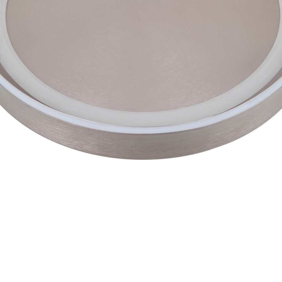 LED-CCT Deckenleuchte  LEVIAN  : 49cm champagne - IP20, LED-Modul, Nickelmatt
