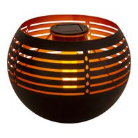 LED Deko-Solar-Tischleuchte h: 16cm - IP44, warmweiss