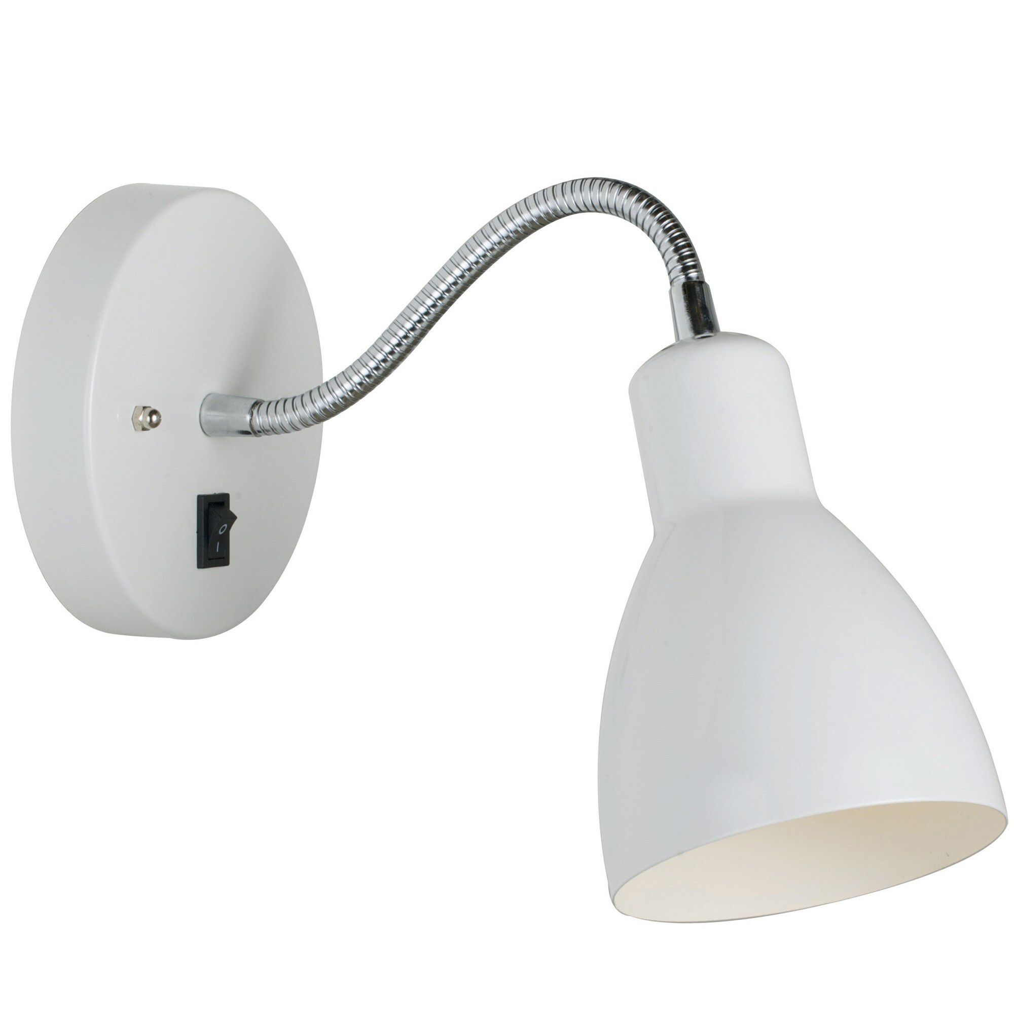 Cyclone Flex, Wandleuchte, Weiss - E14, max. 15W, IP20