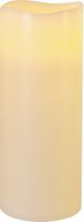 Bougie Cire LED Big - Indoor, Elfenbein, 25cm Höhe, Timerfunktion