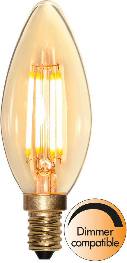 LED Leuchtmittel E14 C35 Soft Glow - E14, 250lm