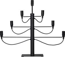 Kerzenleuchter Milano - IP20, Schwarz