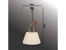 Pendelleuchte Rope d: 45cm - E27, 40W, IP20